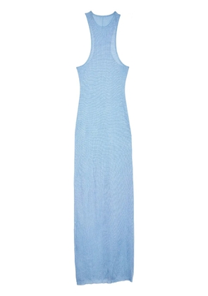 Fleur Du Mal Lustre racer midi dress - Blue