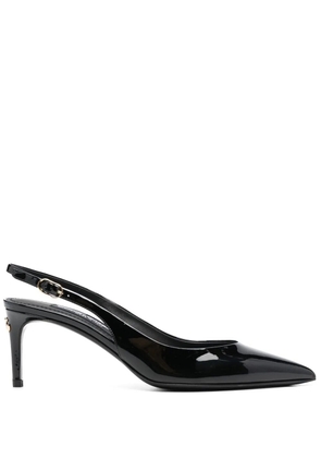 Dolce & Gabbana point-toe slingback pumps - Black