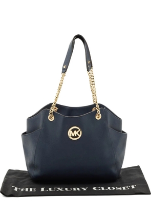 Michael Kors Jet Set leather tote bag - Blue