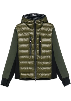 Moncler Grenoble panelled down jacket - Green