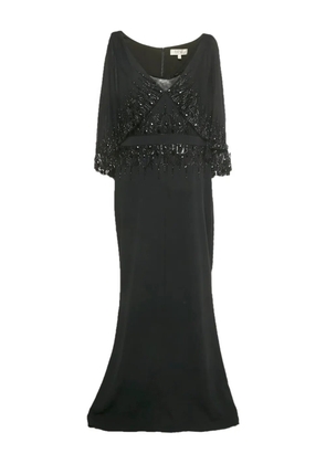 Badgley Mischka embellished maxi dress - Black