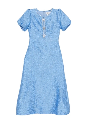 Sister Jane Dream reef jacquard midi dress - Blue