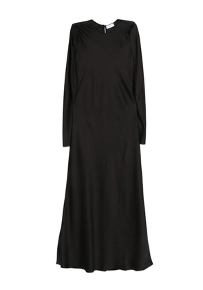 SILKYLICIOUS Rima long-sleeve maxi dress - Black