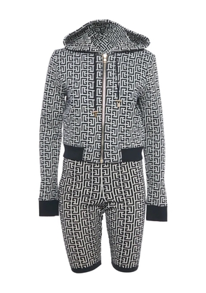 Balmain Pre-Owned geometric tracksuit - White