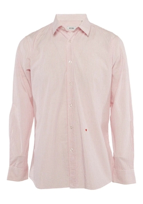 Moschino Pre-Owned check-print button shirt - Pink