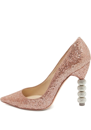 Sophia Webster 2024 105mm Glitter Coco pumps - Pink