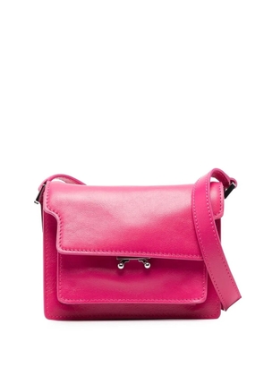 Marni Trunk leather shoulder bag - Pink