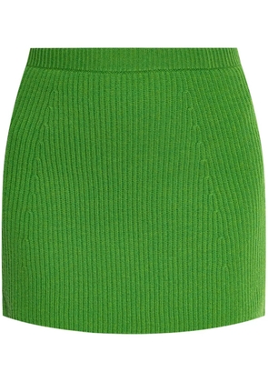 Sportmax ribbed-knit mini skirt - Green