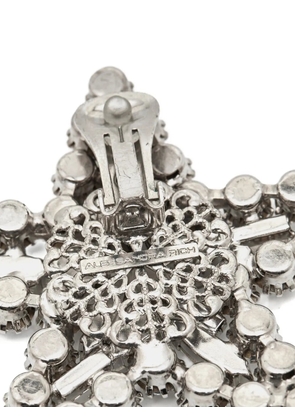 Alessandra Rich star-shape earrings - Silver