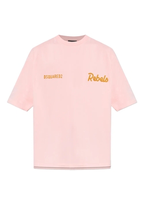 DSQUARED2 logo graphic T-shirt - Pink