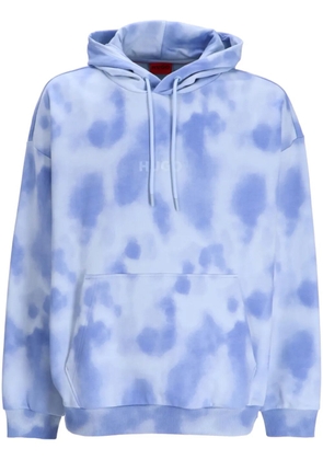 HUGO Dolta tie-dye hoodie - Blue
