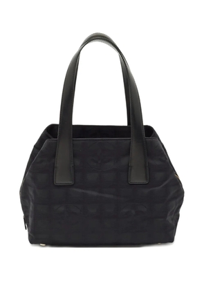 CHANEL Pre-Owned Travel Ligne logo-embossed satchel - Black