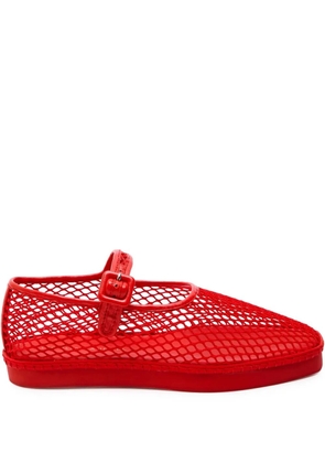 Loeffler Randall Rita netted ballet flats - Red