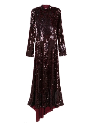 ROTATE BIRGER CHRISTENSEN sequin-embellished maxi dress - Red