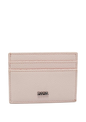 Christian Dior Pre-Owned 2019 logo-detail leather card holder - Pink
