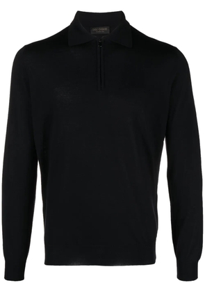 Dell'oglio half-zip sweater - Blue