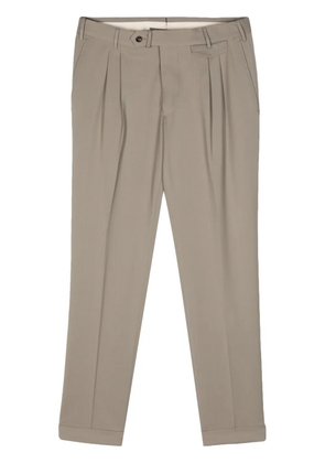 Dell'oglio tapered wool chino trousers - Green