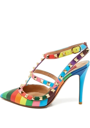 Valentino Garavani Pre-Owned Rockstud leather pumps - Red