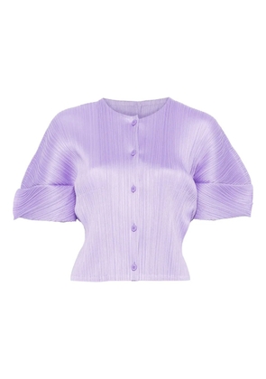 Pleats Please Issey Miyake Monthly Colors: April shirt - Purple