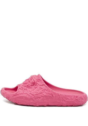 Versace Pre-Owned Medusa Head embossed slides - Pink