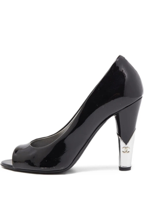 CHANEL Pre-Owned 100mm leather pumps - Black