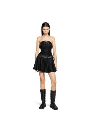 Double Belt Mini Dress