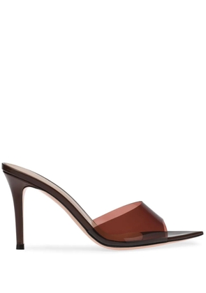 Gianvito Rossi Elle 85mm point-toe sandals - Brown