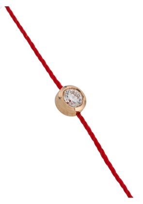 Redline 18kt rose gold and diamond string bracelet