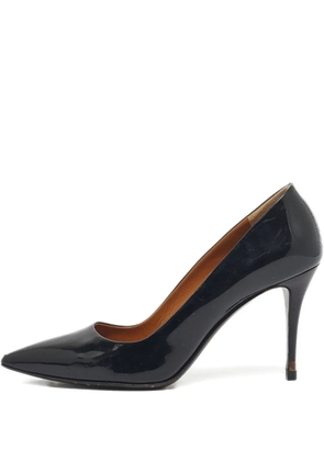 Fendi Pre-Owned pointed toe leather shoes - Black