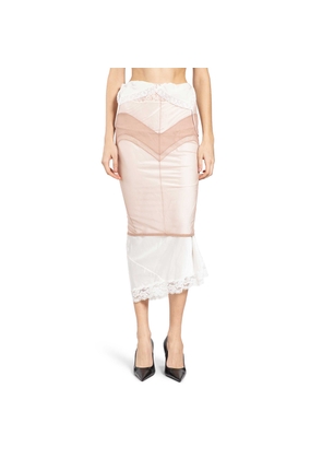 Stocking Skirt with Trapped Slip dress