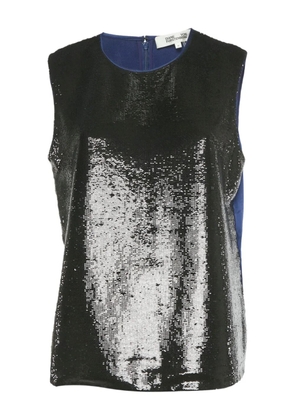 Dvf Vintage sequins-embellishment top - Black