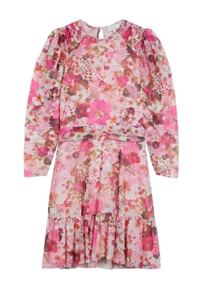 Ted Baker floral-print mini dress - Pink