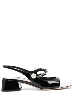 Miu Miu 35mm slingback ballerina pumps - Black