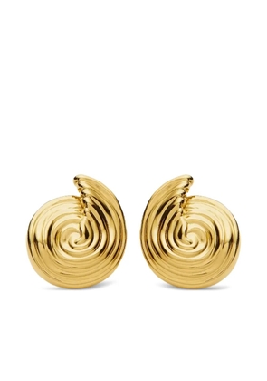 Missoma small spiral-motif stud earrings - Gold