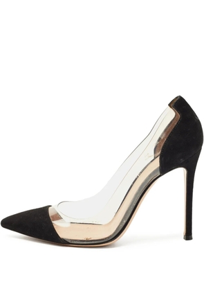 Gianvito Rossi 37 Plexi pointed pumps (11 cm) - White