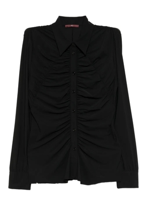 High ruch shirt - Black