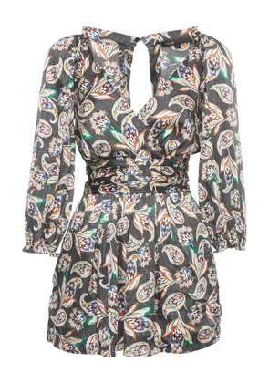 Maje paisley playsuit - Black