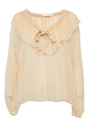 See by Chloé ruffles blouse - Neutrals