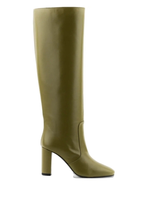 Paul Warmer Diana leather boots - Green