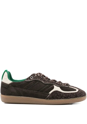 ALOHAS Tb.490 Rife suede-panelled leather sneakers - Brown