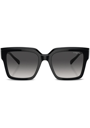 Vogue Eyewear logo-print square-frame sunglasses - Black