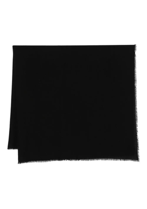 Destin fringed cashmere scarf - Black