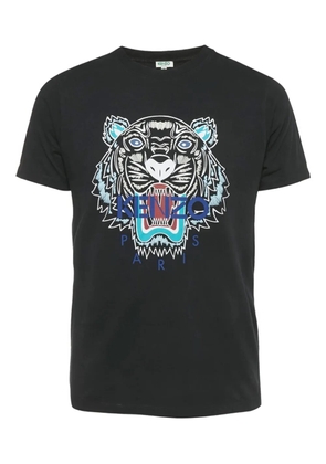 Kenzo Pre-Owned tiger-motif T-shirt - Black