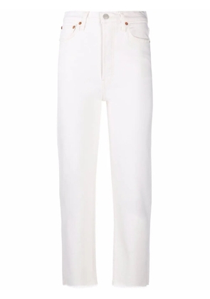 RE/DONE 70s Stove Pipe straight-leg jeans - White