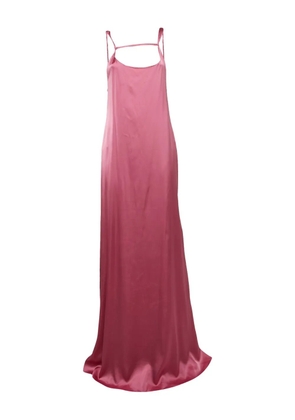 Jacquemus Pre-Owned open-back maxi dress - Pink