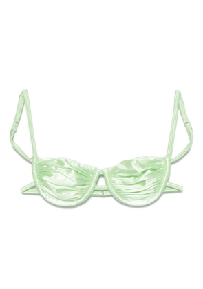 Isa Boulder Plush bikini top - Green