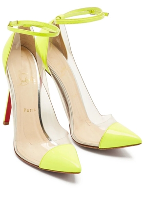 Christian Louboutin Pre-Owned 120mm Un Bout Rond heeled pumps - Green