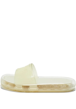 Tory Burch Leccio 37 rubber slide sandals - White