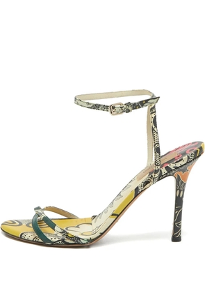 Valentino Garavani Pre-Owned 2023 printed sandals - Green