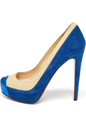 Christian Louboutin Pre-Owned 2024 130mm two-tone pumps - Blue